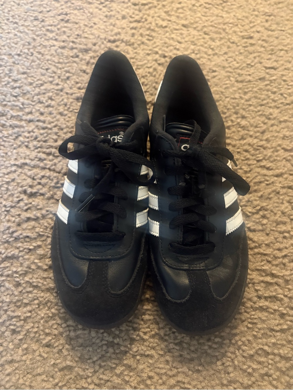 adidas Indoor Soccer Shoes in Core Black